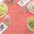 Rectangular Tablecloth, 100% Cotton, 52X104", Coral Batik Design-984498064