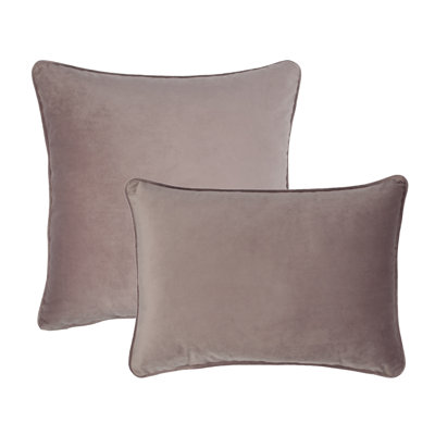  2 Piece Velvet Throw Pillow Set