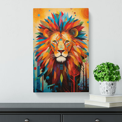 Lion Orphism No.3 - Print