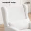 Chaise berçante de 30 po de largeur avec pieds et repose-pieds en bois massif-1480035137