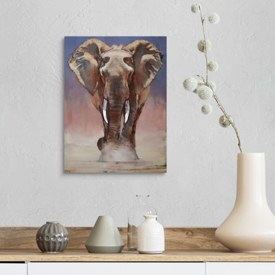 «Dust Bath, Loisaba, 2018» par Mark Adlington, impression sur toile