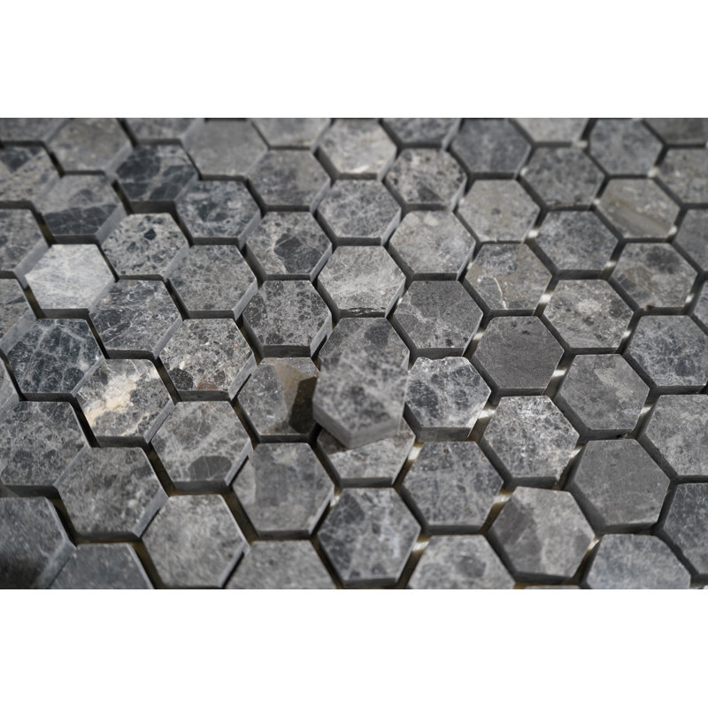 1" x 1" Natural Stone Wall & Floor Mosaic Tile