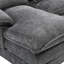 Grand canapé modulaire en U en chenille-232249527
