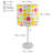 19"H White Pull Table Lamp