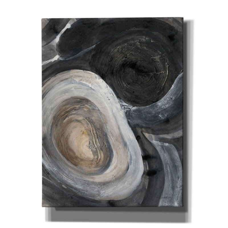 «Pearl 2» par Albena Hristova, art mural sur toile, H 16 po x l 12 po x P 0,75 po