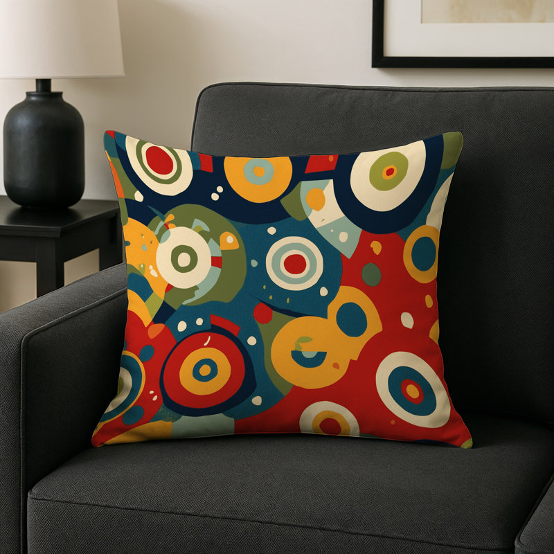 Funky Glow Indoor And Outdoor Pillow, Square 20"