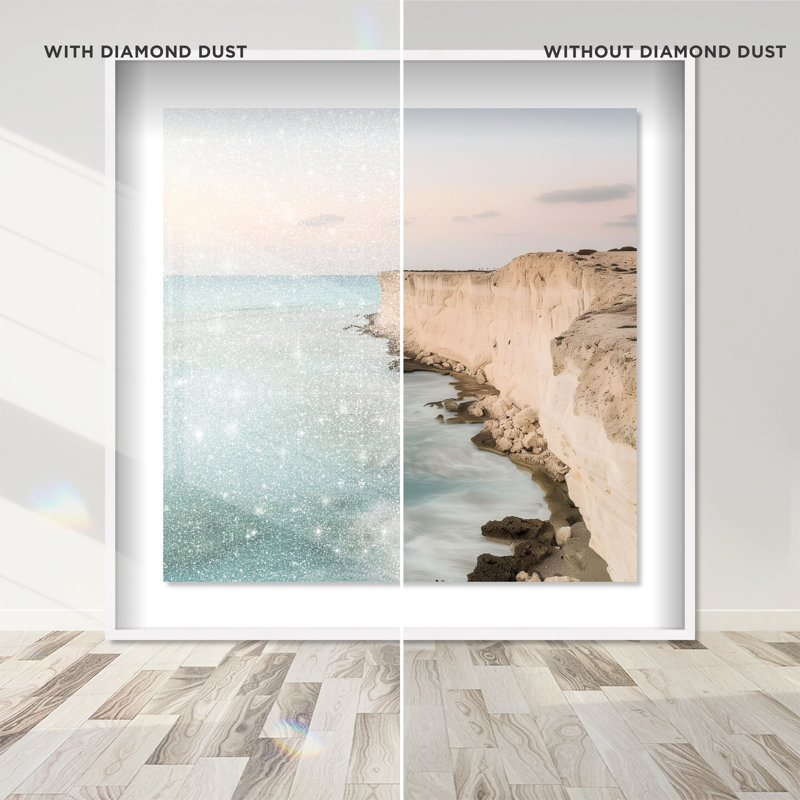 Coastal Edge I Print by Oliver Gal, 13.5" H x 13.5" W, White Shadowbox