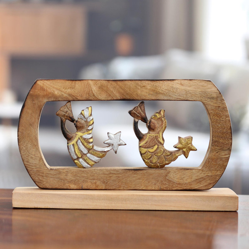 Sculpture en bois Dalin Loon Peak®