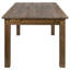 Ensemble de table de ferme rustique antique de 60 po x 38 po avec 6 chaises à dossier croisé et coussins Aylar