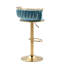 Tabouret de bar pivotant avec dossier Ginko-879315310-882844525