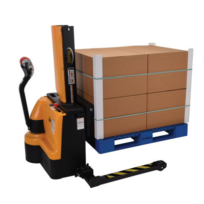 STACKER PWR LIFT/DR ADJ FRK 62IN 1500 LB
