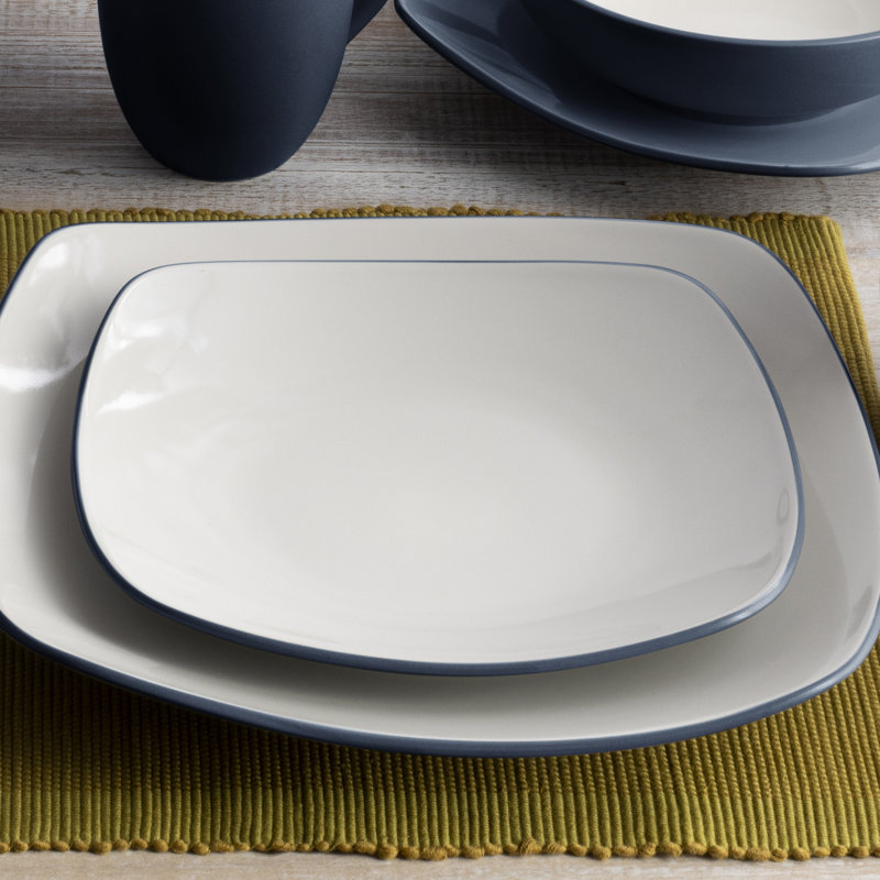 Noritake Colorwave Square Salad Plates, 8-1/4", Navy