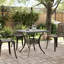 Carnlea Square Metal Outdoor Dining Table - 80 cm W 80 cm D-1292741398-1292741405