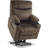 Small Dual Motor Power Recliner Lift Chair with Massage and Dual Heating, Adjustable Headrest, Extended Footrest, Fabric Upholstered-503550916