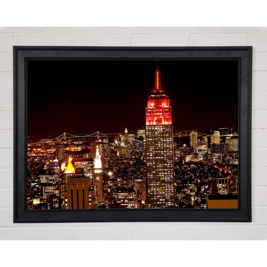 New York Empire State Red Top - Druck