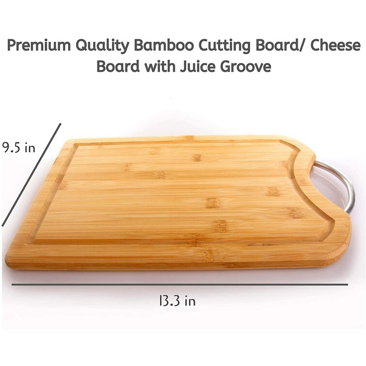 Bamboo Cutting Boards for Kitchen Set of 3 Chopping Boards Utopia