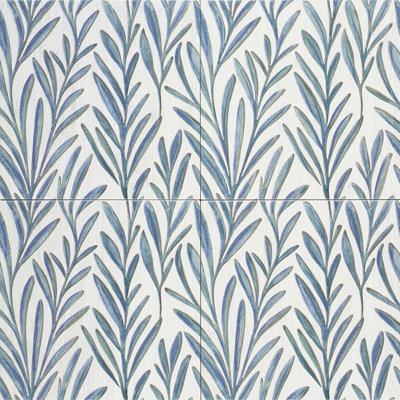 Botanical 8" x 8" Matte Porcelain Floor and Wall Tile