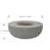 Eclipse 44" Natural Gas Fire Pit Table Bundle Includes Wind Guard and Burner Lid