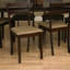 Chaises de salle à manger rembourrées en cappuccino Tiffany Callan-123187516-12809331