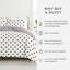 Ensemble de housse de couette en microfibre peinte à motifs-105813943
