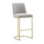 Upholstered Counter Stool with Metal Frame-70133972-70133973