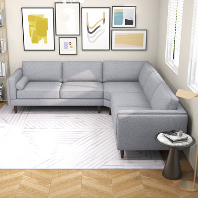 Marlon Upholstered L-Shaped Sectional Symmetrical