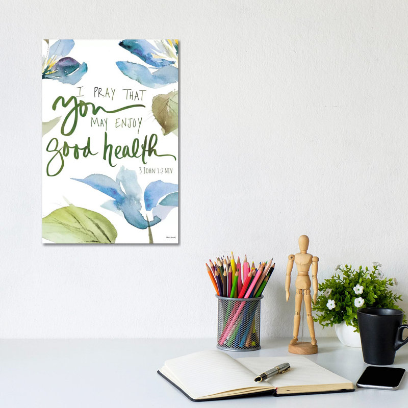 Good Health Geraniums by Lanie Loreth - Wrapped Canvas Print, 20.32 cm H x 30.48 cm W