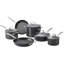 Anolon X Hybrid Nonstick Cookware Induction Pots and Pans Set, 10 Piece
