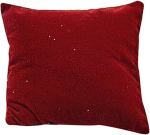 Square Cushion Cover, Burgundy