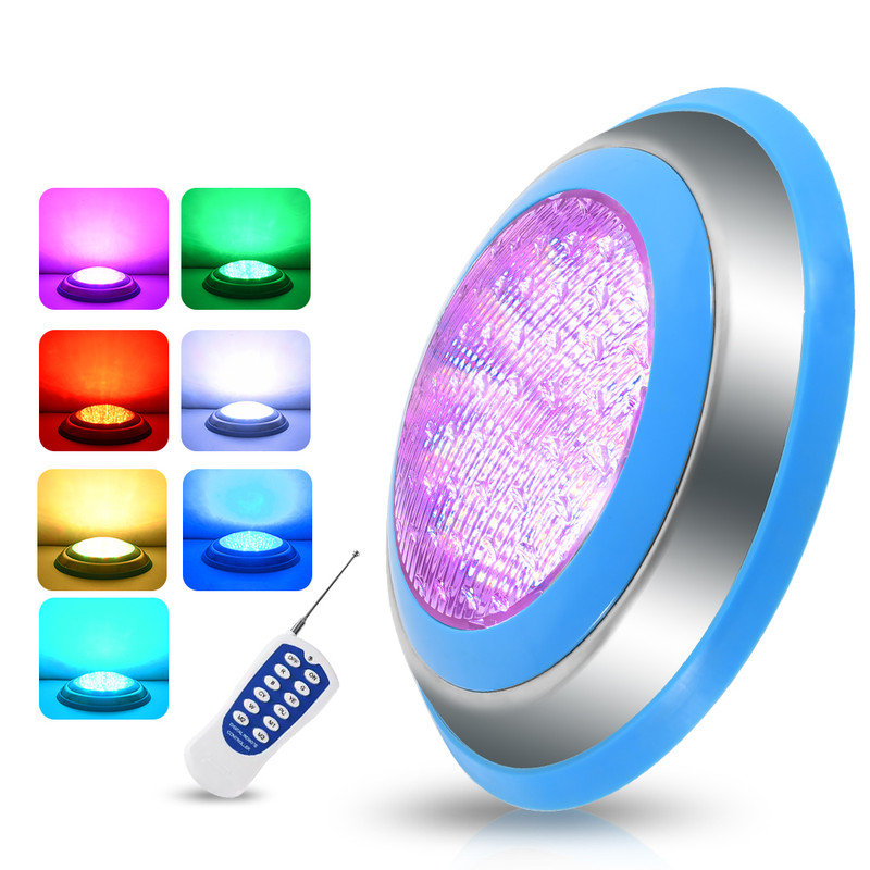 Lumières flottantes imperméables pour piscine RVB, H 2 po x l 9 po x P 9 po