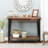 Solano 40'' Farmhouse Brown Wood Console Table