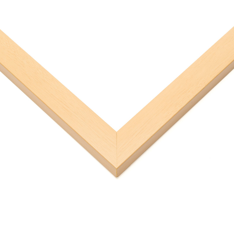 Cadre photo en bois massif Plassie, Beige, L 10 po x H 17 po