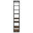 6-Shelf Open Back Bookcase