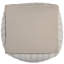 Pouf en coton tissé / polyester