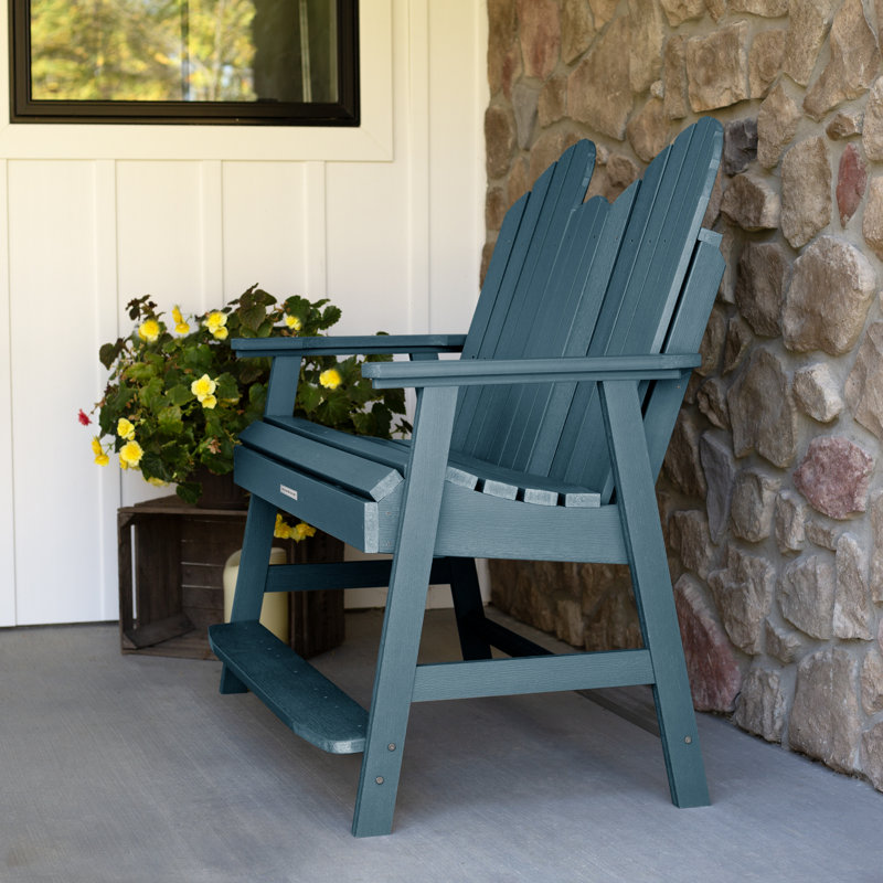 Banc d'extérieur 4 pi Cadha, Bleu Nantucket