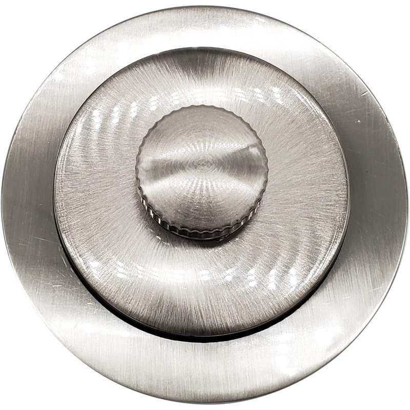 14" White Polypropylene Twist & Close Bathtub Leg Drain Assembly with 2-Hole Overflow, Stainless Steel