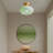 Glass Semi Flush Mount Green-1649388059