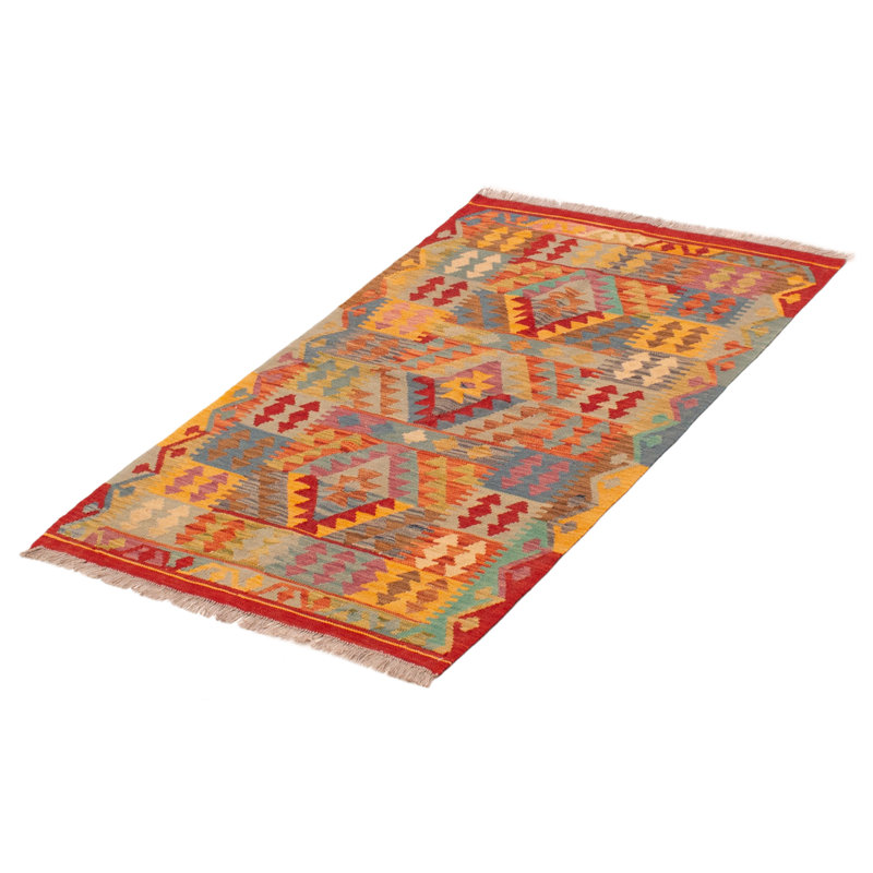 Tapis unique en laine nouvel âge 3 pi 4 po x 5 pi 2 po
