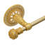 Juliane Grace II 24 inches c.c. {approximately} towel bar with 417 Swarovski Clear Crystals with 5/8 reeded center in Gilded Mercury-1881067973-1881067970