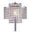 Lampe de table haute 26 po à 2 niveaux avec port USB et prise de charge 26 po - Lampe de chevet moderne argentée pour le salon de la chambre à coucher