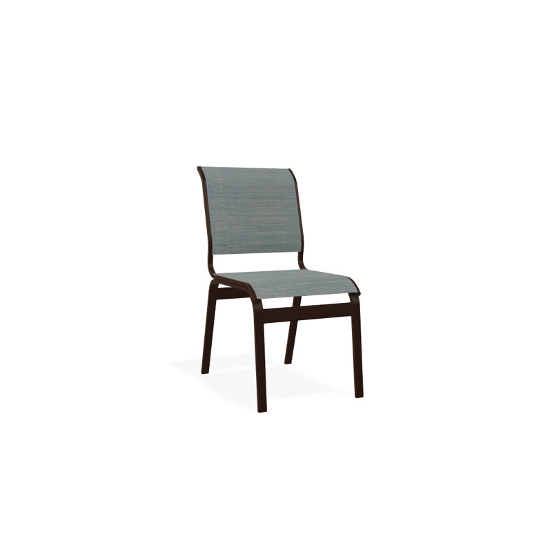 Chaise d'appoint de salle à manger Hiraku, Kona texturé, Baja