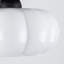 Plafonnier semi-encastré en verre blanc à 1 lumière-1244953124