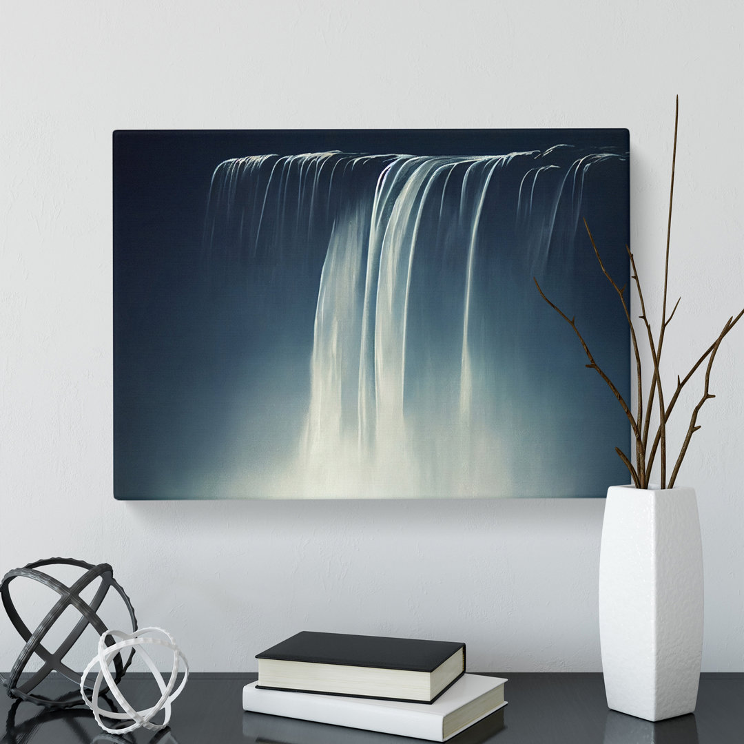 XXX-H1022-WF-7835X Showstopping Waterfall - Wrapped Canvas Print