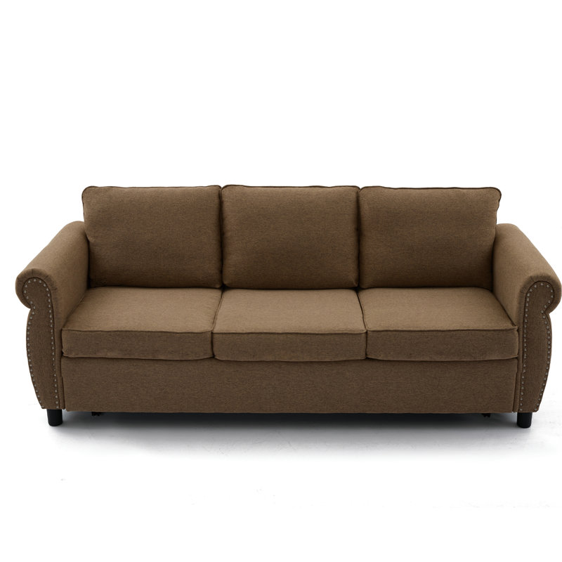 Canapé convertible 81,5 po Almaraz, Brun