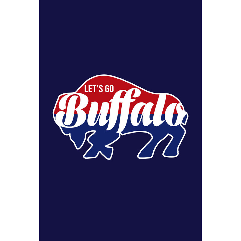 Drapeau de maison d'extérieur Buffalo, H 40 po x l 28 po