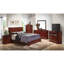 Lit rustique brun clair pour chambres douillettes et confortables
