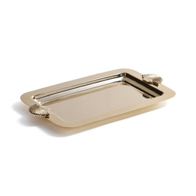 Stainless Steel Shell Serving Tray