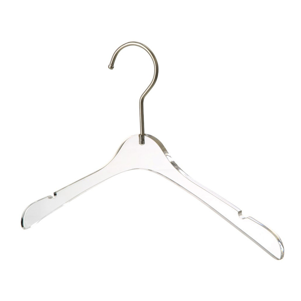 Quality Acrylic Clear Hangers, Clothes Hangers Organizes Closet, Baby Rebrilliant 