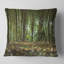 Housse et insert de coussin rectangulaire à motif de plantation d'hévéa dense-2000835221