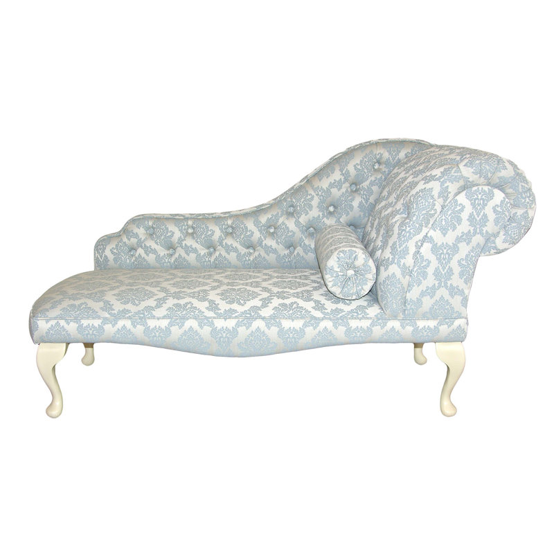 Loretta Upholstered Chaise Lounge, Turin Olive, Cream, Right-Hand Chaise